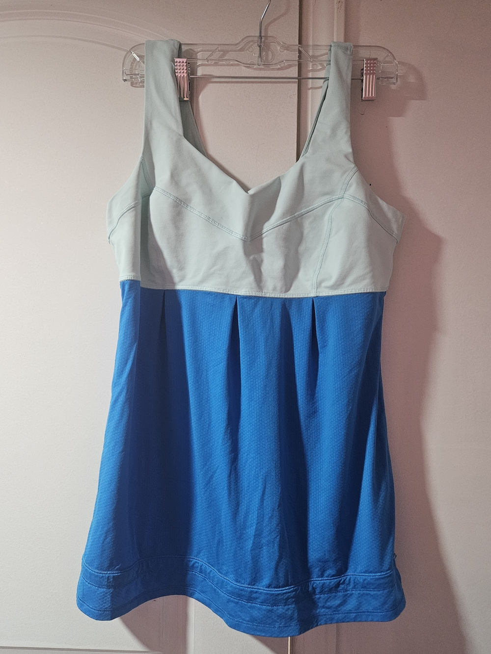 Lululemon Two-Tone Light Blue & Bright Blue Women's Tank Dress